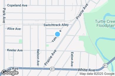 Map image of the property - 1349 Yates Ave