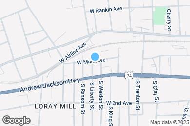 Map image of the property - 102 S Liberty St