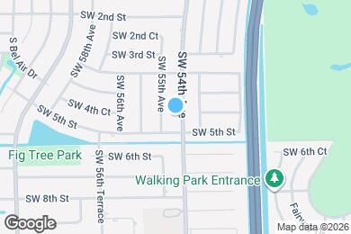 Map image of the property - 461 SW 54th Ave