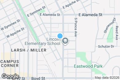 Map image of the property - 327 E Duffy St