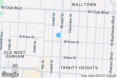Map image of the property - 1003 Broad St
