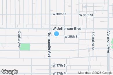 Map image of the property - 1360 West 35th St