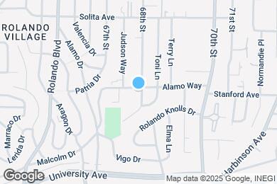Map image of the property - 6791 Alamo Way
