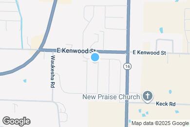 Map image of the property - 1402 S Blandford St