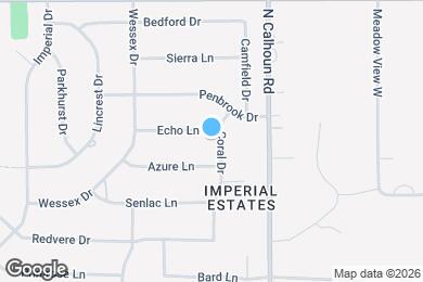 Map image of the property - 4575 Coral Dr