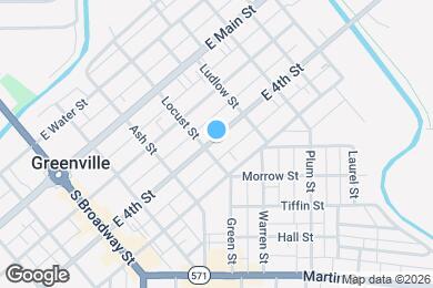 Map image of the property - 407 E 4th St