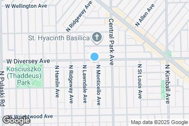 Map image of the property - 3643 W Diversey Ave