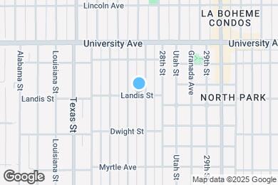 Map image of the property - 2628 Landis St