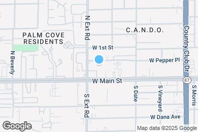 Map image of the property - 731 W Pepper Pl