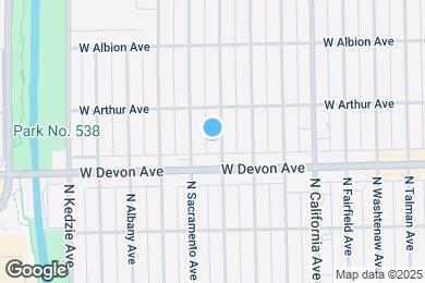 Map image of the property - 6430 N Richmond St