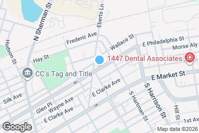 Map image of the property - 1109 E Philadelphia St