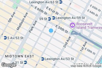 Map image of the property - EAST 57 STREET