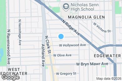 Map image of the property - 1461 W Edgewater Ave