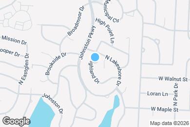 Map image of the property - 203 N Highland Dr