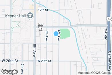 Map image of the property - 1831 6th Ave
