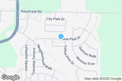 Map image of the property - 2005 Towne Park Dr