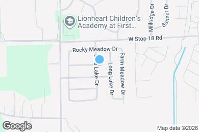 Map image of the property - 1721 Blue Lake Dr