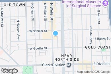 Map image of the property - 1343 N Wells St