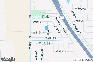 Map image of the property - 2848 W 2125 S