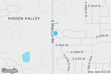 Map image of the property - 6524 S 66th E Ave