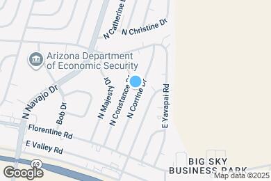 Map image of the property - 3184 N Corrine Dr