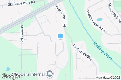 Map image of the property - 2625 Fox Creek Dr