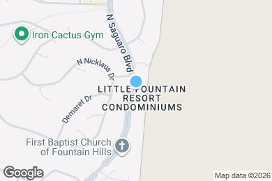 Map image of the property - 10401 N Saguaro Blvd