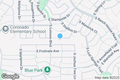 Map image of the property - 3861 E Ironhorse Ct