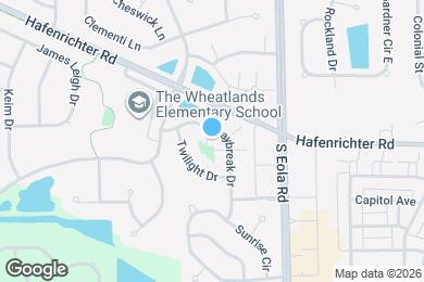 Map image of the property - 2205 Daybreak Dr
