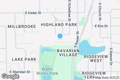 Map image of the property - 804 E Wabash St