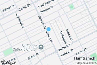 Map image of the property - 9618 Joseph Campau St