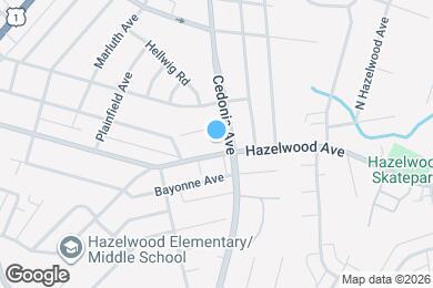 Map image of the property - 4806 Hazelwood Ave