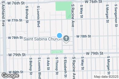 Map image of the property - 7806 S Throop St
