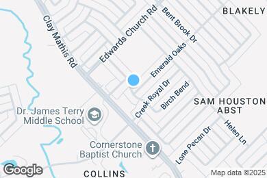 Map image of the property - 2137 Emerald Oaks
