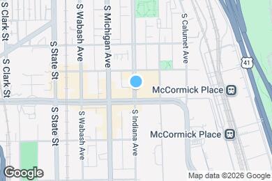 Map image of the property - 2129 S Indiana Ave