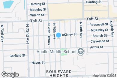 Map image of the property - 1420 N 69th Way