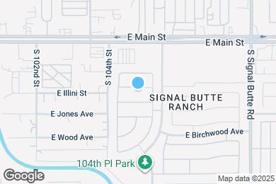 Map image of the property - 10459 E Arcadia Ave