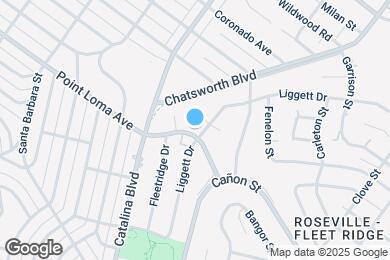 Map image of the property - 3882 Liggett Dr