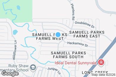 Map image of the property - 1412 Hackamore St