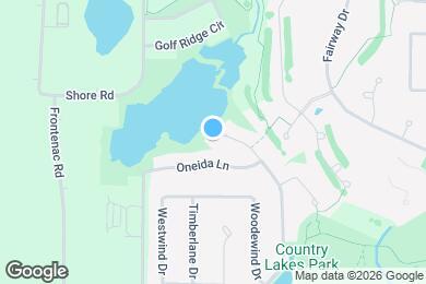 Map image of the property - 955 Genesee Dr