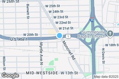 Map image of the property - 2920 Moncrief Rd