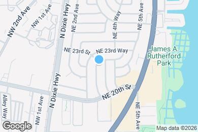 Map image of the property - 2298 NE 4th Ave