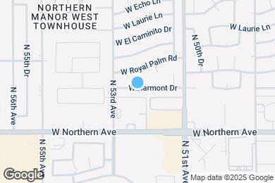 Map image of the property - 5221 W Harmont Dr