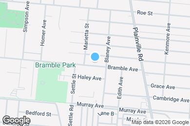 Map image of the property - 6622 Bramble Ave