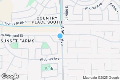Map image of the property - 9908 W Illini St