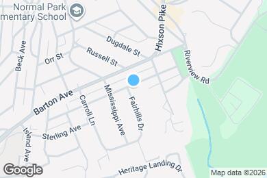 Map image of the property - 1 Fairhills Dr