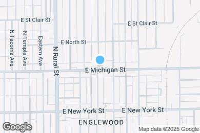 Map image of the property - 3004 E Michigan St