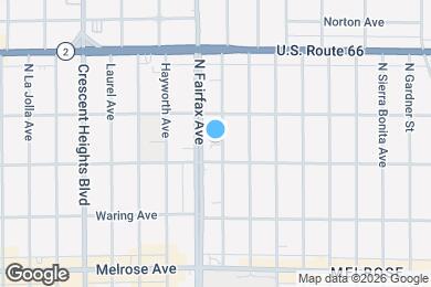 Map image of the property - 919 N Orange Grove Ave