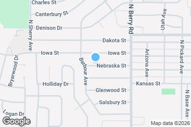Map image of the property - 1403 Nebraska St