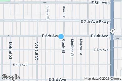 Map image of the property - 551 Cook St